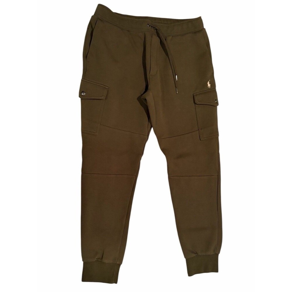 Polo Ralph Lauren Double-Knit Cargo Jogger Pant Olive Green Men’s Size Medium